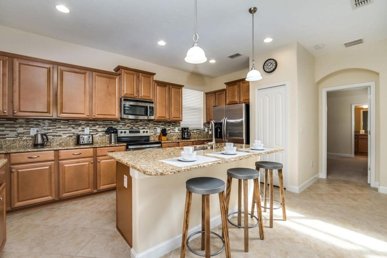 Near Disney - 5Br Home- Games Pool Hot Tub & Bbq Kissimmee Extérieur photo
