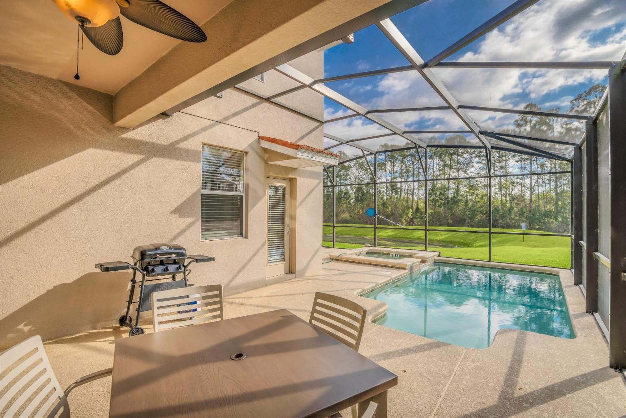 Near Disney - 5Br Home- Games Pool Hot Tub & Bbq Kissimmee Extérieur photo